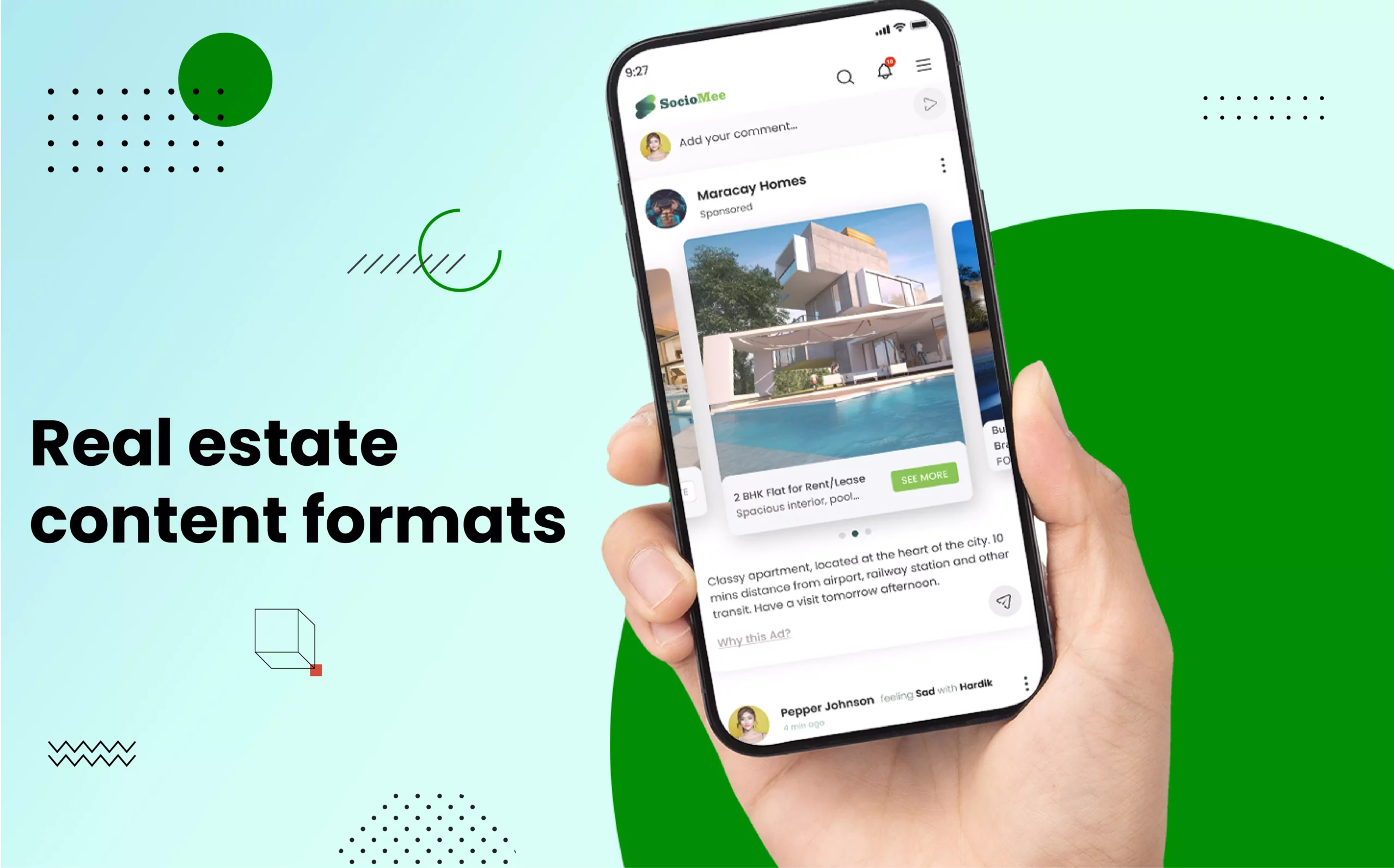 Real estate content formats