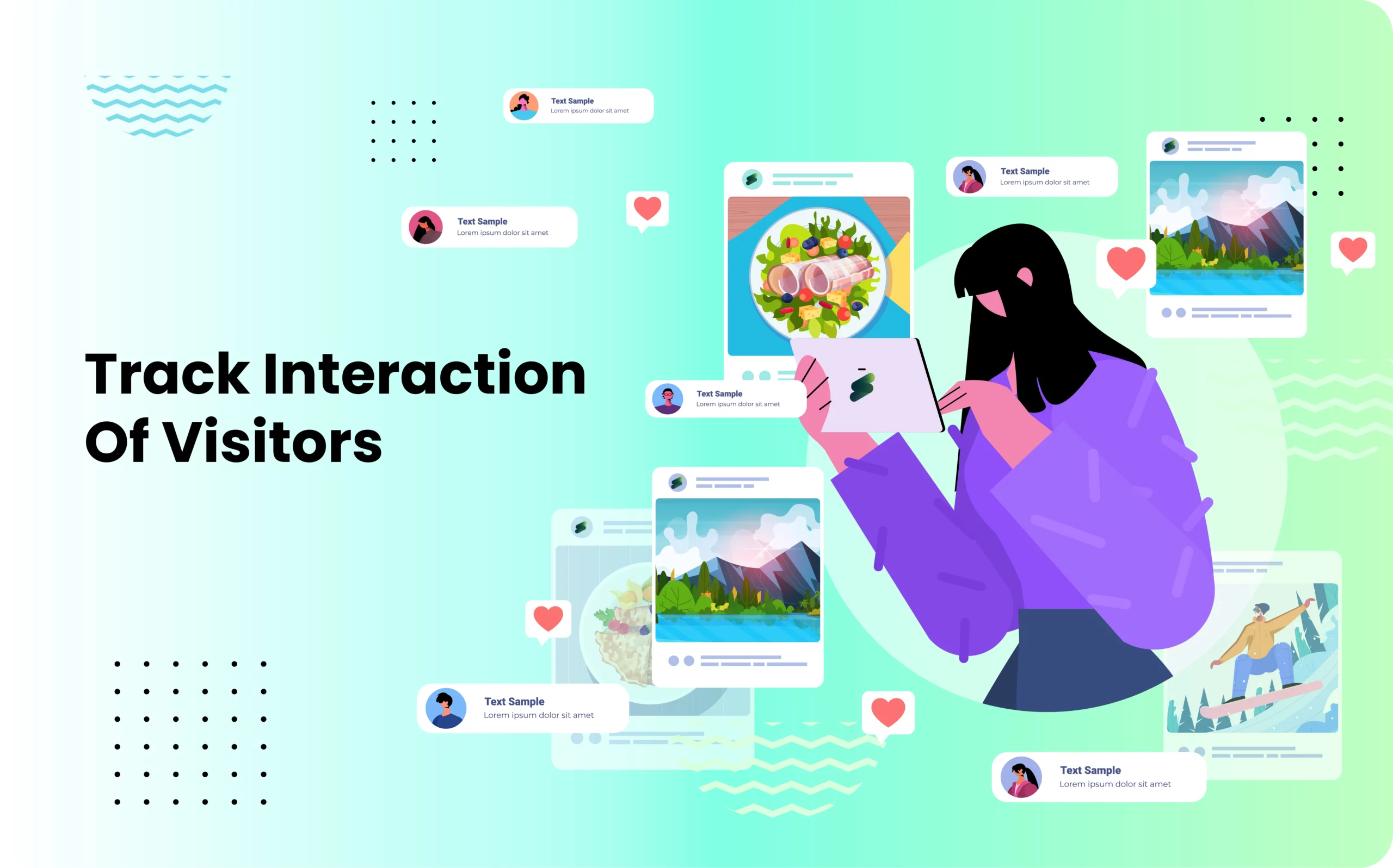 Track Interaction Of Visitors