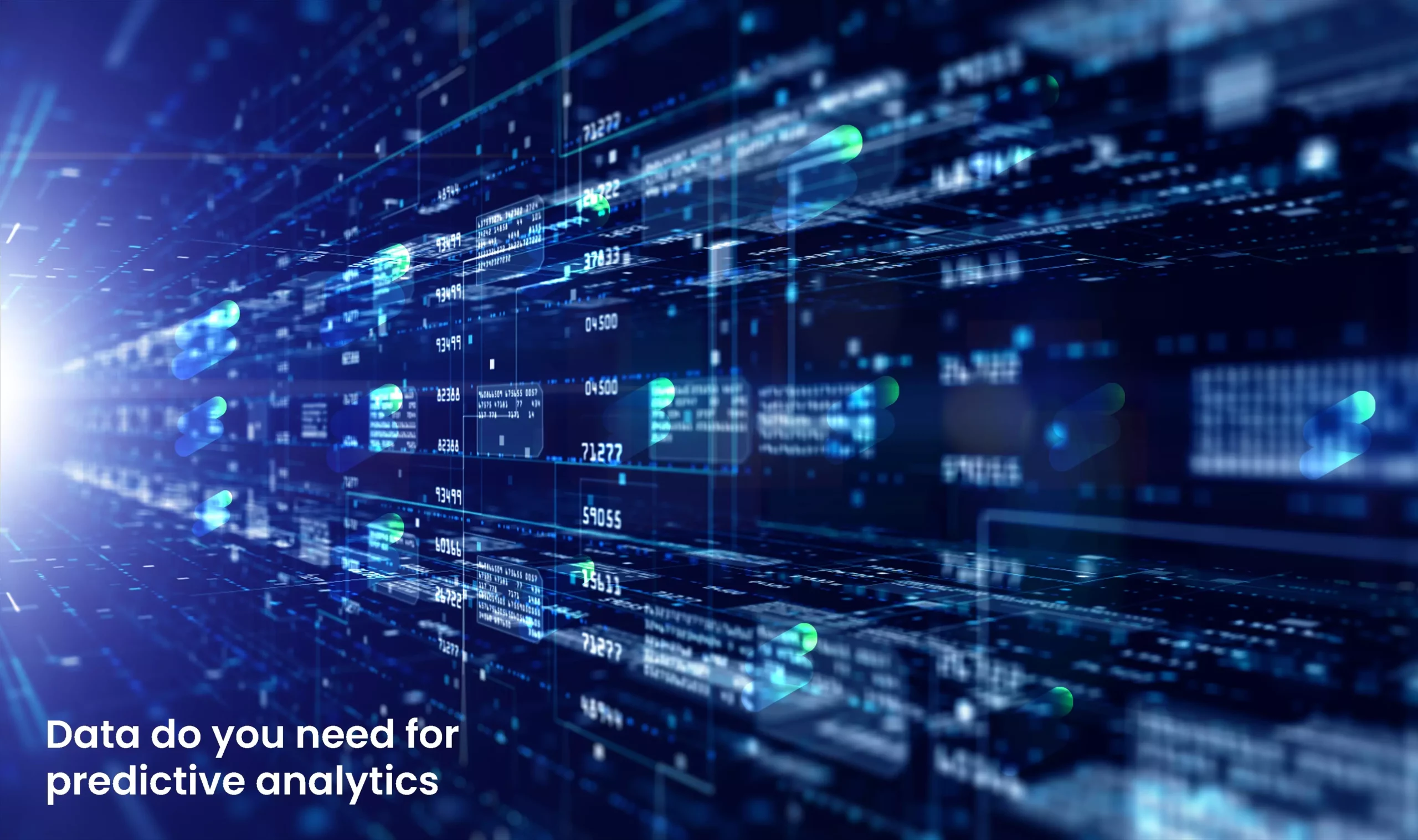 What data do you need for predictive analytics