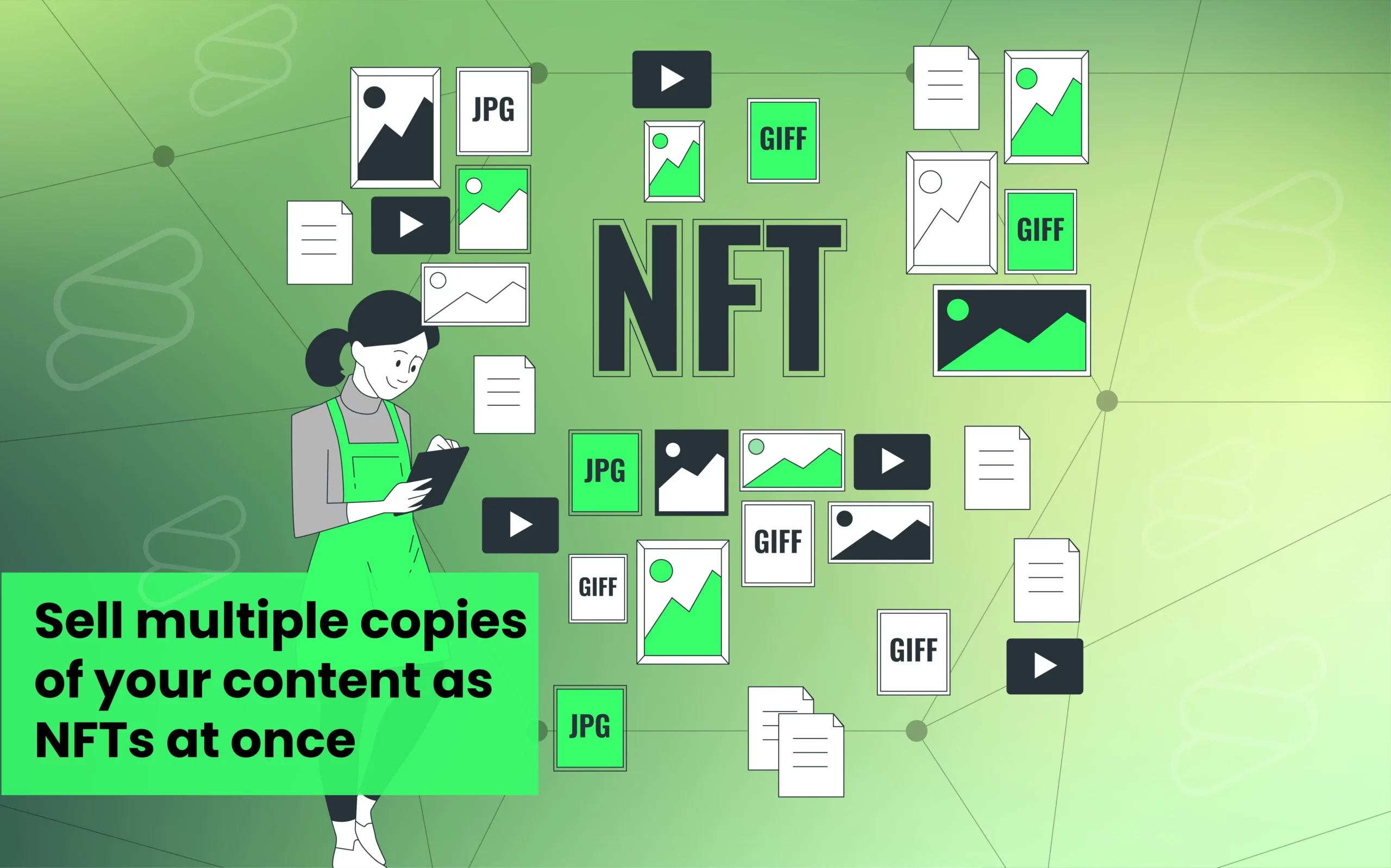 Sell multiple copies of your content as NFTs at once