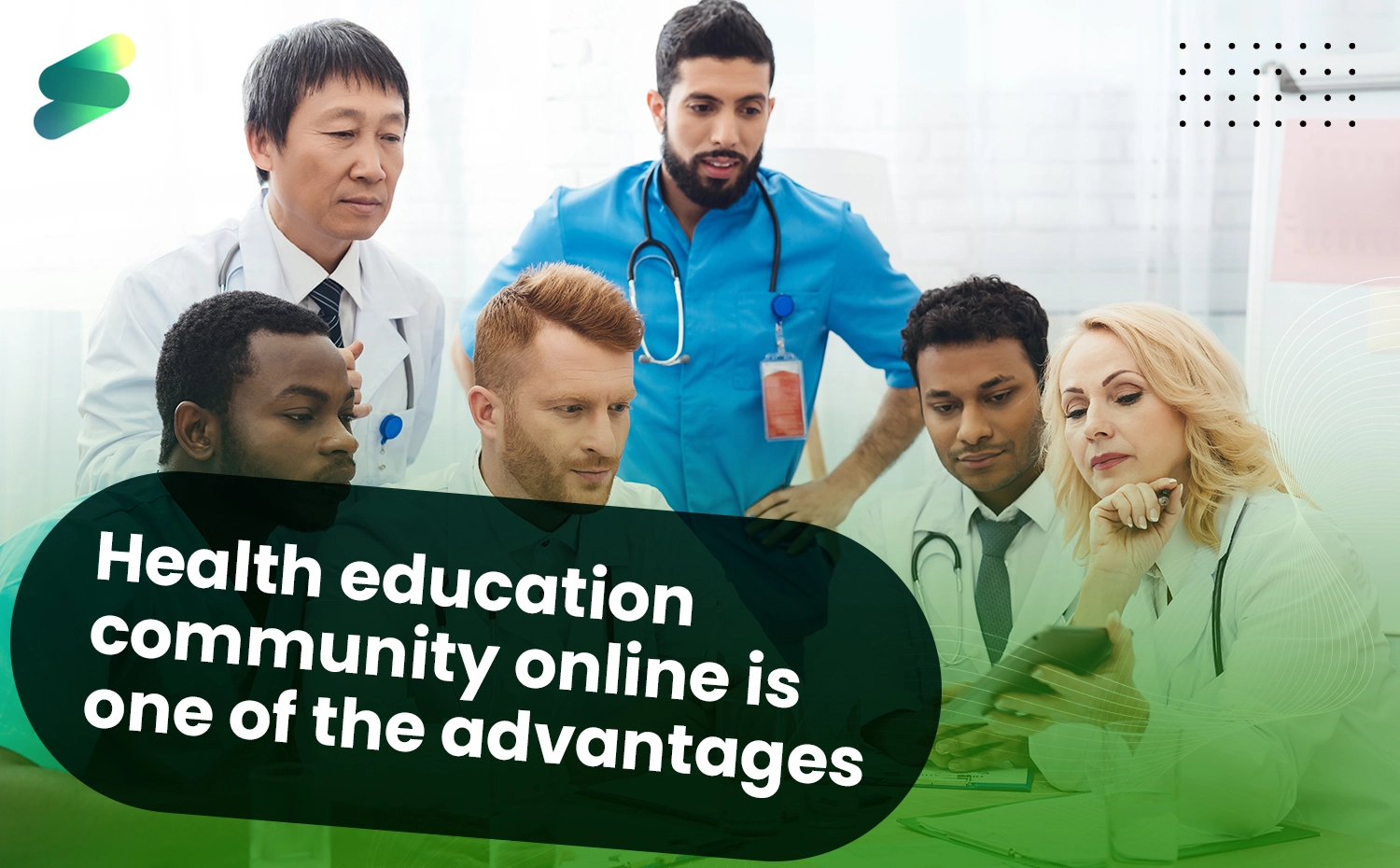 Health education community online is one of the advantages