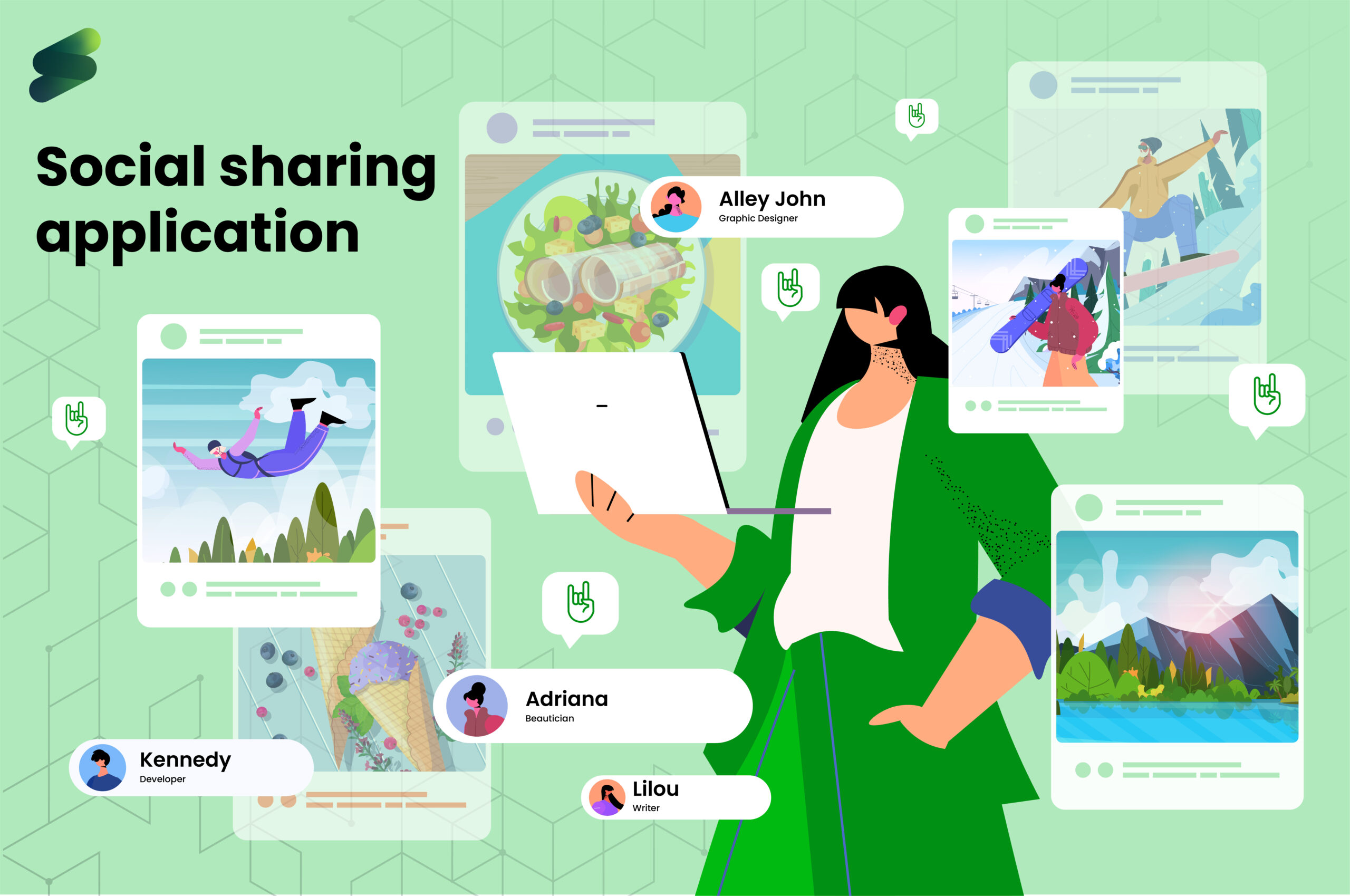 Make your company’s advertising successful instead of just surviving with social sharing app