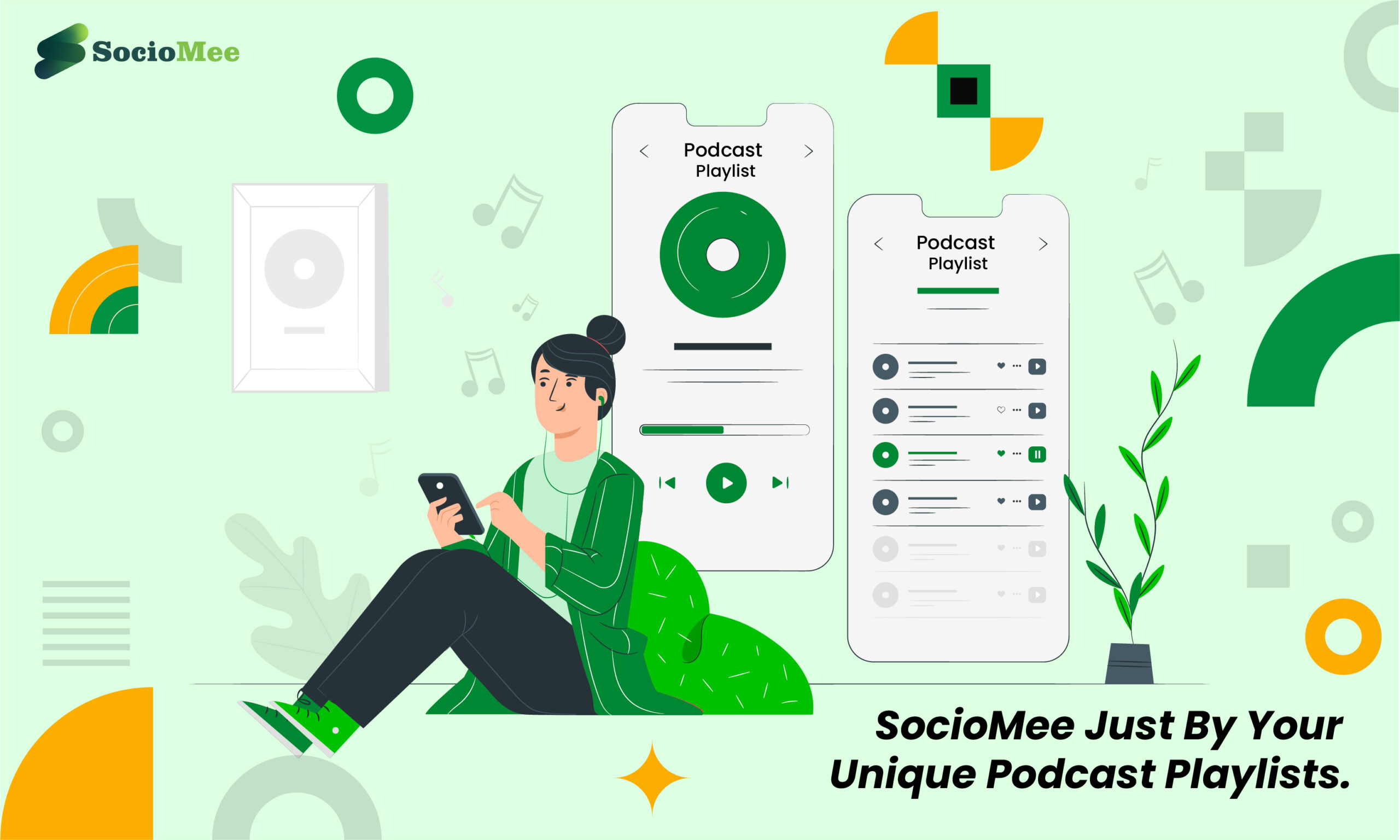Read more about the article Time To Get Started With the New Reward $SOCIOMEE Just By Your Unique Podcast Playlists.